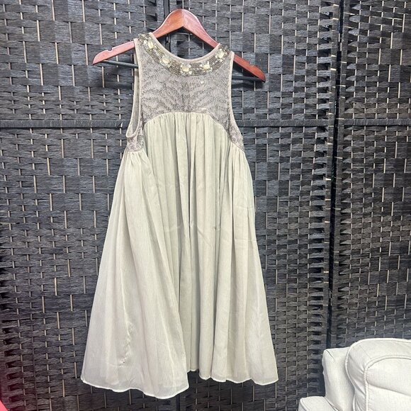 Anthropologie Moulinette Soeurs Beaded Dress size 6 - Picture 2 of 11